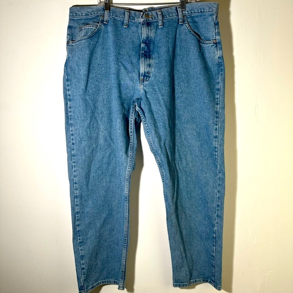 Wrangler Relaxed Blue Jeans Timeless Comfort - Picture 1 of 4